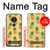 S3258 Pineapple Pattern Hülle Schutzhülle Taschen für Motorola Moto G7 Play