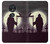 S3262 Grim Reaper Night Moon Cemetery Hülle Schutzhülle Taschen für Motorola Moto G7 Play