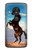 S0934 Wild Black Horse Hülle Schutzhülle Taschen für Motorola Moto G7 Power