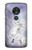 S1134 White Horse Unicorn Hülle Schutzhülle Taschen für Motorola Moto G7 Power
