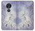 S1134 White Horse Unicorn Hülle Schutzhülle Taschen für Motorola Moto G7 Power