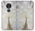 S1980 White Peacock Hülle Schutzhülle Taschen für Motorola Moto G7 Power