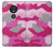S2525 Pink Camo Camouflage Hülle Schutzhülle Taschen für Motorola Moto G7 Power