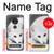 S2569 White Arctic Fox Hülle Schutzhülle Taschen für Motorola Moto G7 Power