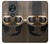 S2645 Vintage Brown Goggles Motorcycle Helmet Hülle Schutzhülle Taschen für Motorola Moto G7 Power
