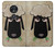 S2826 Cute Cartoon Unsleep Black Sheep Hülle Schutzhülle Taschen für Motorola Moto G7 Power