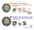 S2868 Texas Presidio County Sheriff Badge Hülle Schutzhülle Taschen für Motorola Moto G7 Power