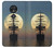 S2897 Pirate Ship Moon Night Hülle Schutzhülle Taschen für Motorola Moto G7 Power