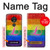 S2900 Rainbow LGBT Lesbian Pride Flag Hülle Schutzhülle Taschen für Motorola Moto G7 Power