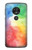 S2945 Colorful Watercolor Hülle Schutzhülle Taschen für Motorola Moto G7 Power