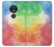 S2945 Colorful Watercolor Hülle Schutzhülle Taschen für Motorola Moto G7 Power