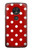 S2951 Red Polka Dots Hülle Schutzhülle Taschen für Motorola Moto G7 Power