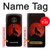 S2955 Wolf Howling Red Moon Hülle Schutzhülle Taschen für Motorola Moto G7 Power
