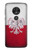 S3005 Poland Football Soccer Euro 2016 Hülle Schutzhülle Taschen für Motorola Moto G7 Power