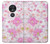 S3036 Pink Sweet Flower Flora Hülle Schutzhülle Taschen für Motorola Moto G7 Power