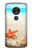 S3212 Sea Shells Starfish Beach Hülle Schutzhülle Taschen für Motorola Moto G7 Power