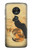 S3229 Vintage Cat Poster Hülle Schutzhülle Taschen für Motorola Moto G7 Power