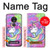 S3264 Pastel Unicorn Hülle Schutzhülle Taschen für Motorola Moto G7 Power