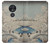 S3350 Utagawa Hiroshige Drum Bridge Yuhi Hill in Meguro Hülle Schutzhülle Taschen für Motorola Moto G7 Power