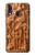 S1307 Fish Wood Carving Graphic Printed Hülle Schutzhülle Taschen für Samsung Galaxy A40