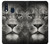 S1352 Lion Face Hülle Schutzhülle Taschen für Samsung Galaxy A40