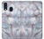 S2316 Dark Blue Marble Texture Graphic Print Hülle Schutzhülle Taschen für Samsung Galaxy A40