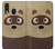S2825 Cute Cartoon Raccoon Hülle Schutzhülle Taschen für Samsung Galaxy A40