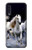 S0246 White Horse Hülle Schutzhülle Taschen für Samsung Galaxy A50