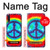 S1870 Tie Dye Peace Hülle Schutzhülle Taschen für Samsung Galaxy A50