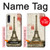 S2108 Eiffel Tower Paris Postcard Hülle Schutzhülle Taschen für Samsung Galaxy A50