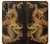 S2804 Chinese Gold Dragon Printed Hülle Schutzhülle Taschen für Samsung Galaxy A50
