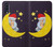S2849 Cute Sleepy Owl Moon Night Hülle Schutzhülle Taschen für Samsung Galaxy A50