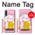 S3025 Pink Maneki Neko Lucky Cat Hülle Schutzhülle Taschen für Samsung Galaxy A50