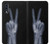 S3101 X-ray Peace Sign Fingers Hülle Schutzhülle Taschen für Samsung Galaxy A50