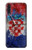 S3313 Croatia Flag Vintage Football Graphic Hülle Schutzhülle Taschen für Samsung Galaxy A50