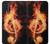 S0493 Music Note Burn Hülle Schutzhülle Taschen für Samsung Galaxy A70