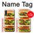 S0790 Hamburger Hülle Schutzhülle Taschen für Samsung Galaxy A70