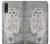 S1566 Snowy Owl White Owl Hülle Schutzhülle Taschen für Samsung Galaxy A70