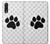 S2355 Paw Foot Print Hülle Schutzhülle Taschen für Samsung Galaxy A70