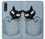 S2641 Pocket Black Cat Hülle Schutzhülle Taschen für Samsung Galaxy A70