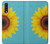 S3039 Vintage Sunflower Blue Hülle Schutzhülle Taschen für Samsung Galaxy A70