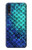 S3047 Green Mermaid Fish Scale Hülle Schutzhülle Taschen für Samsung Galaxy A70