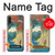 S3348 Utagawa Hiroshige The Monkey Bridge Hülle Schutzhülle Taschen für Samsung Galaxy A70