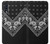 S3363 Bandana Black Pattern Hülle Schutzhülle Taschen für Samsung Galaxy A70