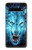 S0752 Blue Fire Grim Wolf Hülle Schutzhülle Taschen für Samsung Galaxy S10 5G