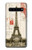 S2108 Eiffel Tower Paris Postcard Hülle Schutzhülle Taschen für Samsung Galaxy S10 5G