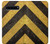 S2231 Yellow and Black Line Hazard Striped Hülle Schutzhülle Taschen für Samsung Galaxy S10 5G