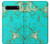 S2377 Turquoise Gemstone Texture Graphic Printed Hülle Schutzhülle Taschen für Samsung Galaxy S10 5G