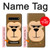 S2721 Cute Grumpy Monkey Cartoon Hülle Schutzhülle Taschen für Samsung Galaxy S10 5G