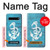 S3053 Marine Anchor Blue Hülle Schutzhülle Taschen für Samsung Galaxy S10 5G
